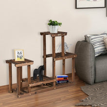 Load image into Gallery viewer, Solid Wood Plant Stand Multi Layer Plant Pot Holder
