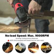 Load image into Gallery viewer, 20V Cordless Angle Grinder w/ 4.0Ah Lithium-Ion Battery &amp; Charger
