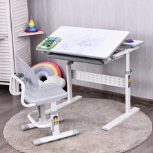 Load image into Gallery viewer, Adjustable Children&#39;s Writing Study Table with Drawer
