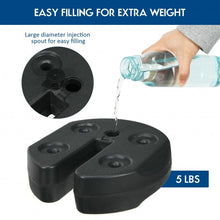 Load image into Gallery viewer, 4Pcs 20Lbs Water Filled Weight Plates for Shade Umbrella
