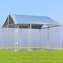 Load image into Gallery viewer, 7.5&#39; x 7.5&#39; Large Pet Dog Run House Kennel Shade Cage-Dog kennel + Kennel cover
