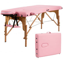Load image into Gallery viewer, Portable Adjustable Facial Spa Bed  with Carry Case-Pink

