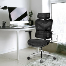 Load image into Gallery viewer, Ergonomic Mesh Adjustable High Back Office Chair with Lumbar Support-Black
