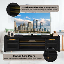 Load image into Gallery viewer, TV Stand Entertainment Center for TV&#39;s up to 65&quot;-Black
