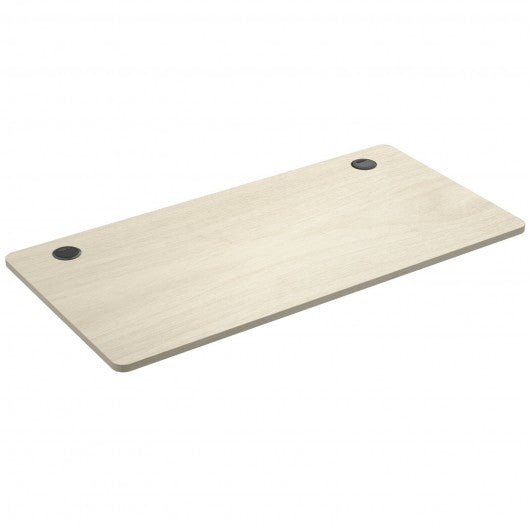 47” x 24” Universal Tabletop for Standard and Standing Desk Frame-Natural