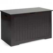 Load image into Gallery viewer, Wooden Toy Box Kids Storage Chest Bench -Brown
