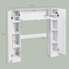 Load image into Gallery viewer, Wooden over the Toilet Storage Cabinet
