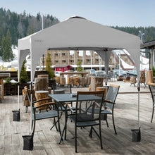 Load image into Gallery viewer, 8&#39; x 8&#39; Outdoor Pop Up Tent Canopy Camping Sun Shelter with Roller Bag-White

