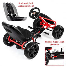 Load image into Gallery viewer, Kids Ride On Toys Pedal Powered Go Kart Pedal Car-Black

