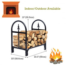 Load image into Gallery viewer, 2&#39; Outdoor Heavy Duty Steel Firewood Storage Holder

