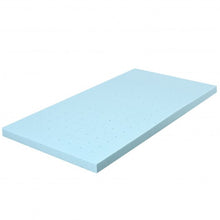 Load image into Gallery viewer, 4&quot; Gel Injection Memory Foam Mattress Top Ventilated Mattress Double Bed-Twin Size
