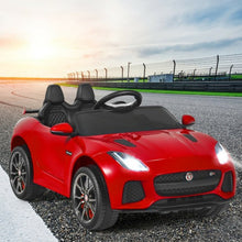 Load image into Gallery viewer, 12V Jaguar F-Type SVR Licensed Kids Ride On Car-Red
