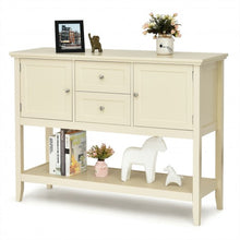 Load image into Gallery viewer, Wooden Sideboard Buffet Console Table  w/ Drawers and Storage-Beige
