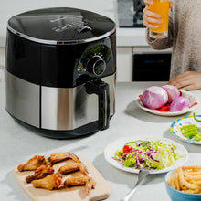 Load image into Gallery viewer, 3.5QT 1300W Electric Stainless Steel Air Fryer Oven Oilless Cooker

