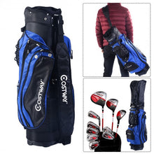 Load image into Gallery viewer, 14 Way Divider Lightweight Golf Carry Bag w/ Carry Belt
