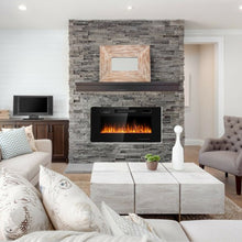 Load image into Gallery viewer, 36&quot; Recessed Ultra Thin Wall Mounted Electric Fireplace
