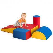 Load image into Gallery viewer, 5-Piece Set Climb Activity Play Safe Foam Blocks-Red
