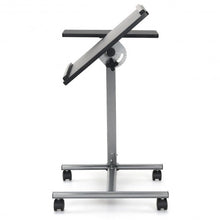 Load image into Gallery viewer, Adjustable Angle Height Rolling Laptop Table
