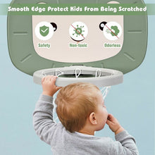 Load image into Gallery viewer, 3-in-1 Adjustable Kids Basketball Hoop Sports Set-Green
