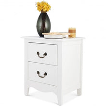 Load image into Gallery viewer, Modern Storage Bedroom End Beside Nightstand with 2 Drawers
