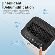 Load image into Gallery viewer, 24 Pints 1500 Sq. Ft Portable Dehumidifier For Medium To Large Spaces
