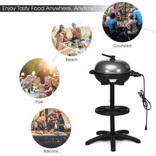 Load image into Gallery viewer, 1350 W Outdoor Electric BBQ Grill with Removable Stand
