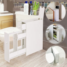 Load image into Gallery viewer, White Bathroom Cabinet Space Saver Storage Organizer
