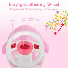 Load image into Gallery viewer, 3-in-1 Baby Walker Sliding Car Pushing Cart Toddler Ride-Pink
