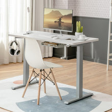 Load image into Gallery viewer, Hand Crank Sit to Stand Desk Frame Height Adjustable Standing Base-Gray
