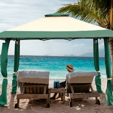 Load image into Gallery viewer, 13&#39;x13&#39; Pop Up Canopy Tent Instant Outdoor Folding Canopy Shelter-Green
