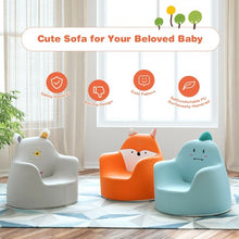 Load image into Gallery viewer, Kids Cartoon Sofa Seat Toddler Children Armchair Couch-Orange
