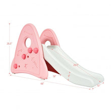 Load image into Gallery viewer, Freestanding Baby Slide Indoor First Play Climber Slide Set for Boys Girls -Pink
