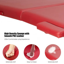Load image into Gallery viewer, Portable Adjustable Facial Spa Bed  with Carry Case-Red
