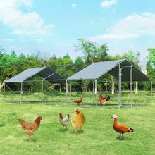Load image into Gallery viewer, Large Walk In Chicken Coop with Roof Cover Backyard
