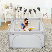Load image into Gallery viewer, Large Safety Play Center Yard with 50 Balls for Baby Infant-Gray
