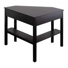 Load image into Gallery viewer, Corner Wooden PC Laptop Computer Desk-Black
