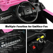 Load image into Gallery viewer, 12V Kids RC Electric Ride On Off-Road UTV Truck with MP3 and Light-Pink
