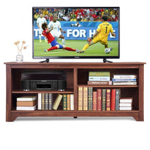 Load image into Gallery viewer, 58&quot; Entertainment Media Center Wood Storage TV Stand
