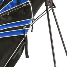 Load image into Gallery viewer, Golf Stand Cart Bag with 6-Way Divider Carry Pockets-Blue
