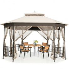 Load image into Gallery viewer, 10’x 12’ Octagonal Patio Gazebo-Beige
