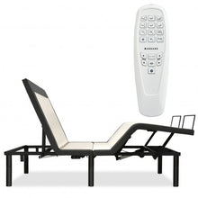 Load image into Gallery viewer, Queen Size Adjustable Bed Base Electric Bed Frame with Massage Modes
