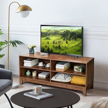 Load image into Gallery viewer, 58&quot; Modern Entertainment Media Center Wood TV Stand-Wood
