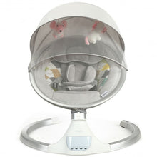 Load image into Gallery viewer, Baby Swing Electric Rocking Chair with Bluetooth Music Timer-Beige

