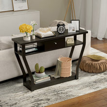 Load image into Gallery viewer, Modern Sofa Accent Table with Drawer
