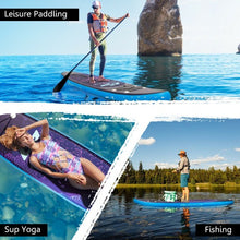 Load image into Gallery viewer, 11&#39; Inflatable Stand Up Paddle Board Surfboard with Bag Aluminum Paddle Pump-M
