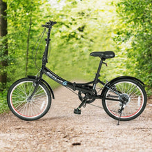 Load image into Gallery viewer, 20&quot; Lightweight Adult Folding Bicycle Bike with 7-Speed Drivetrain Dual V-Brakes
