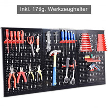 Load image into Gallery viewer, 24&quot; x 48&quot; Metal Pegboard Garage Tool Board Holder
