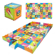 Load image into Gallery viewer, 125 Pieces Baby Foam Interlocking Play Mat with Fence Instruments Styles
