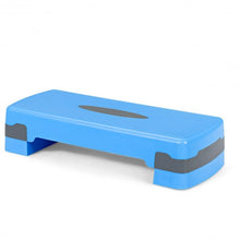 Load image into Gallery viewer, 26&quot; Aerobic Exercise Cardio Stepper with Riser-Blue
