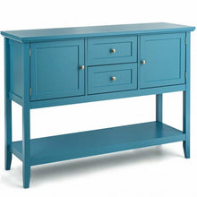 Load image into Gallery viewer, Wooden Sideboard Buffet Console Table-Blue
